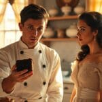 casal com um brownie historico