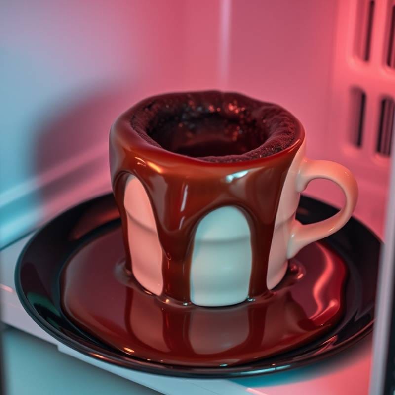 bolo de caneca que deu errado