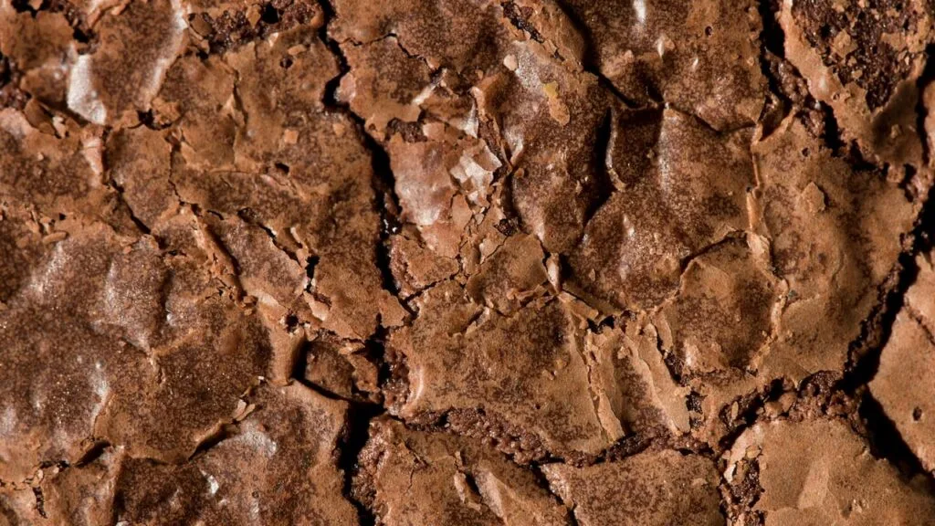 foto de casquinha de brownie perfeita no ponto certo