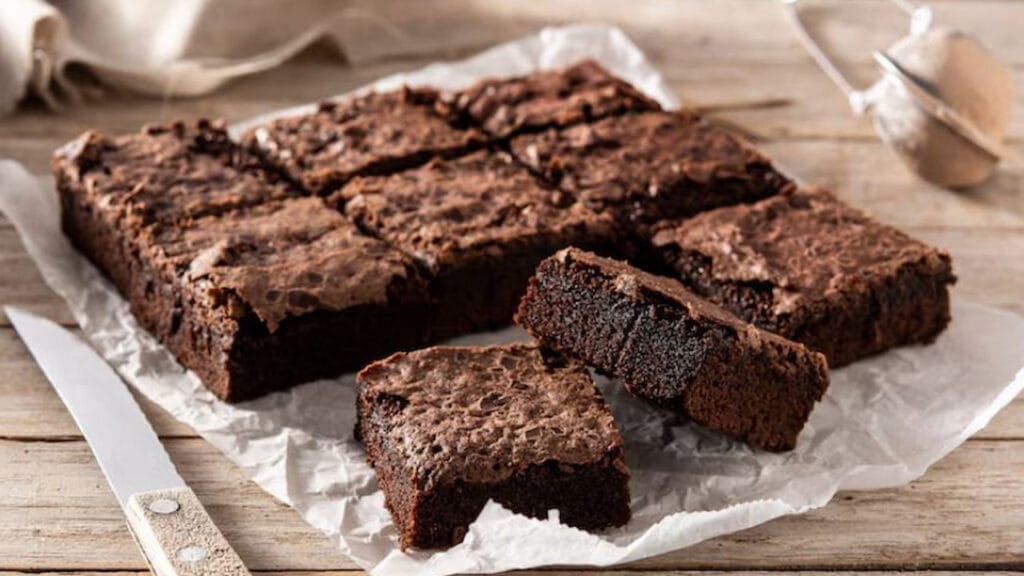 foto de brownie vegano sem glúten