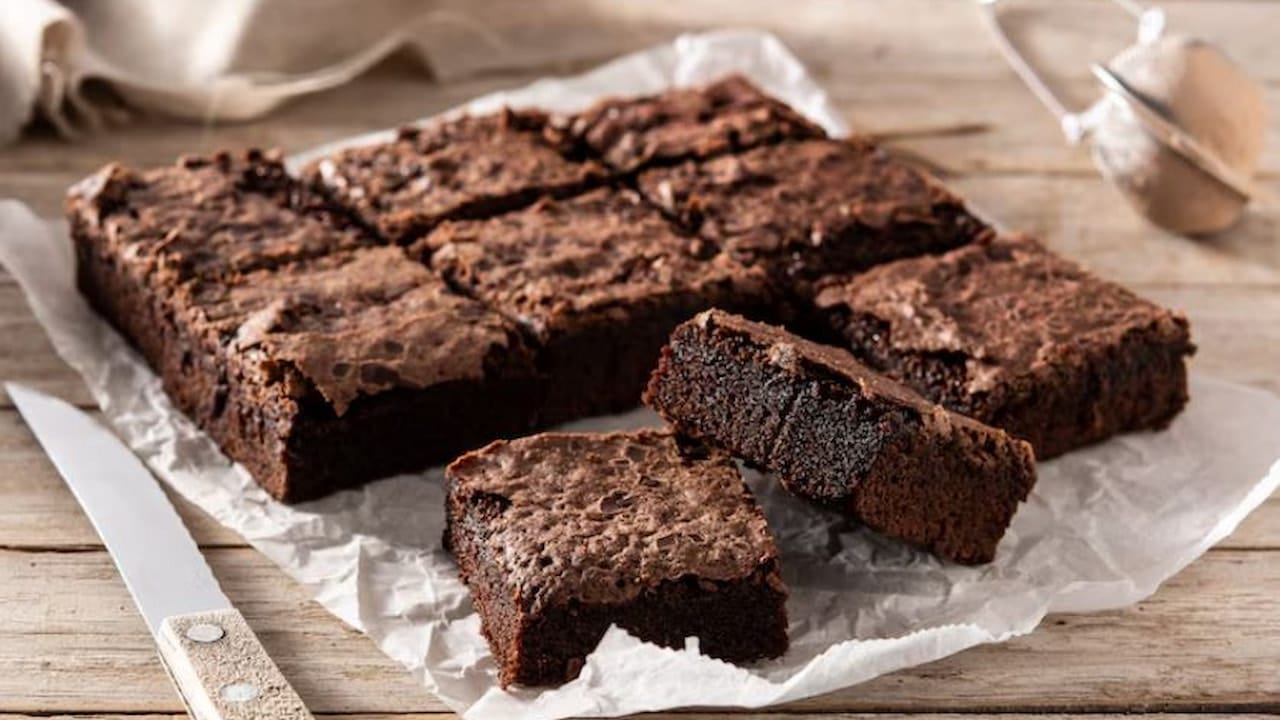 foto de brownie vegano sem glúten