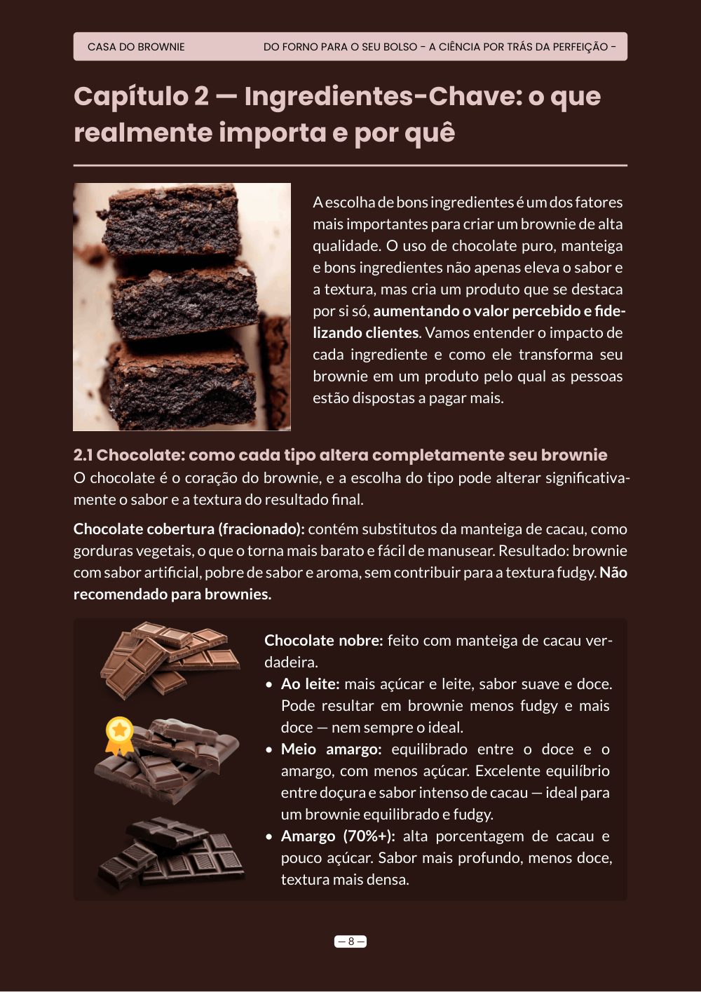 Capítulo de ingredientes-chave