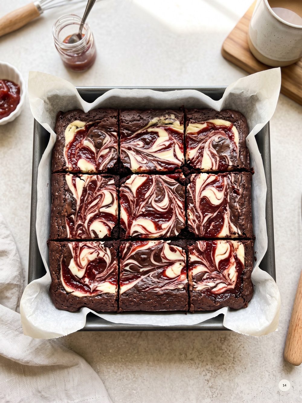 Brownie Romeu e Julieta do livro 20 Brownies Baratos que Parecem Gourmet